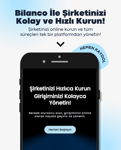 Bilanco İle Şirketinizi Online Kurun!